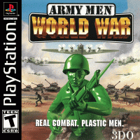 Army Men World War Playstation  box art
